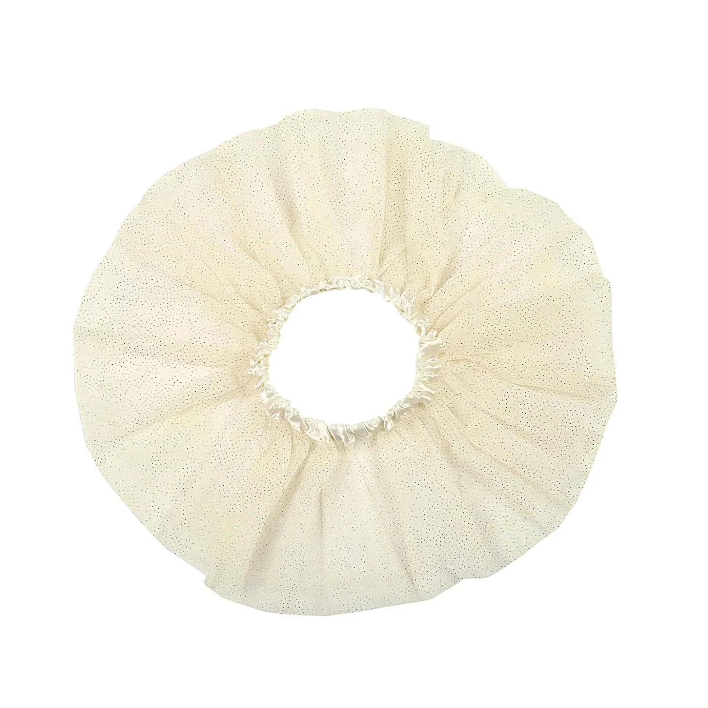 Fairy White And Golden Tutu Skirt And Accessory Set