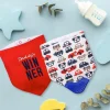 Feeding Bandana Bibs Pack Of 2 Daddy’s Winner Red And Blue