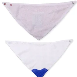 Feeding Bandana Bibs Pack Of 2 Daddy’s Winner Red And Blue