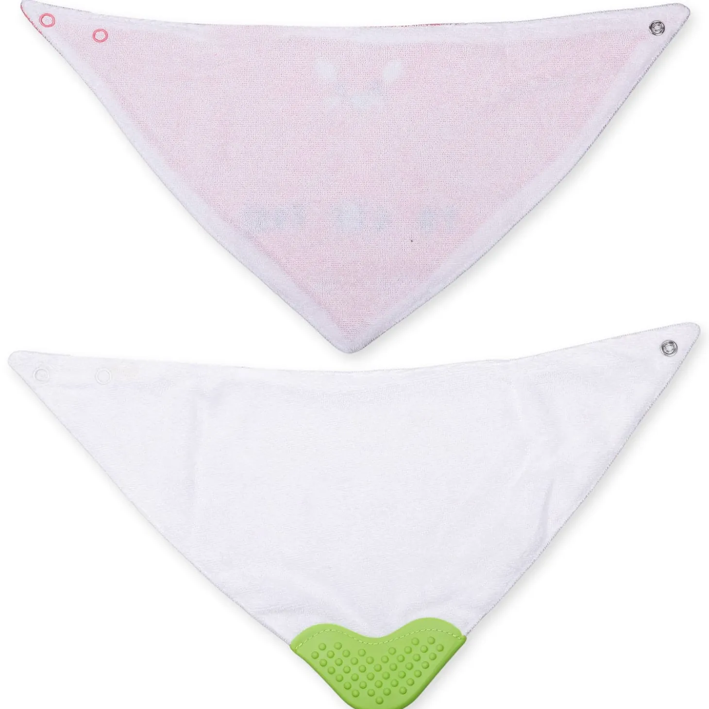 Feeding Bandana Bibs Pack Of 2 Mice Printed Red And White