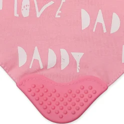 Feeding Bandana Bibs Pack Of 2 I Love Mummy White And Pink