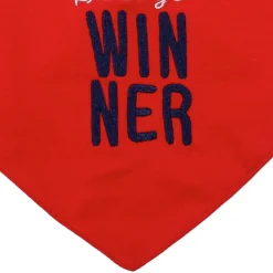 Feeding Bandana Bibs Pack Of 2 Daddy’s Winner Red And Blue