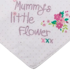Feeding Bandana Bibs Pack Of 2 Mummy's Little Flower Pink
