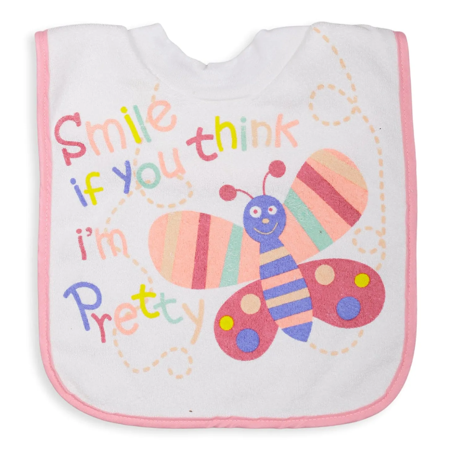 Feeding Bib Butterfly Multicolour