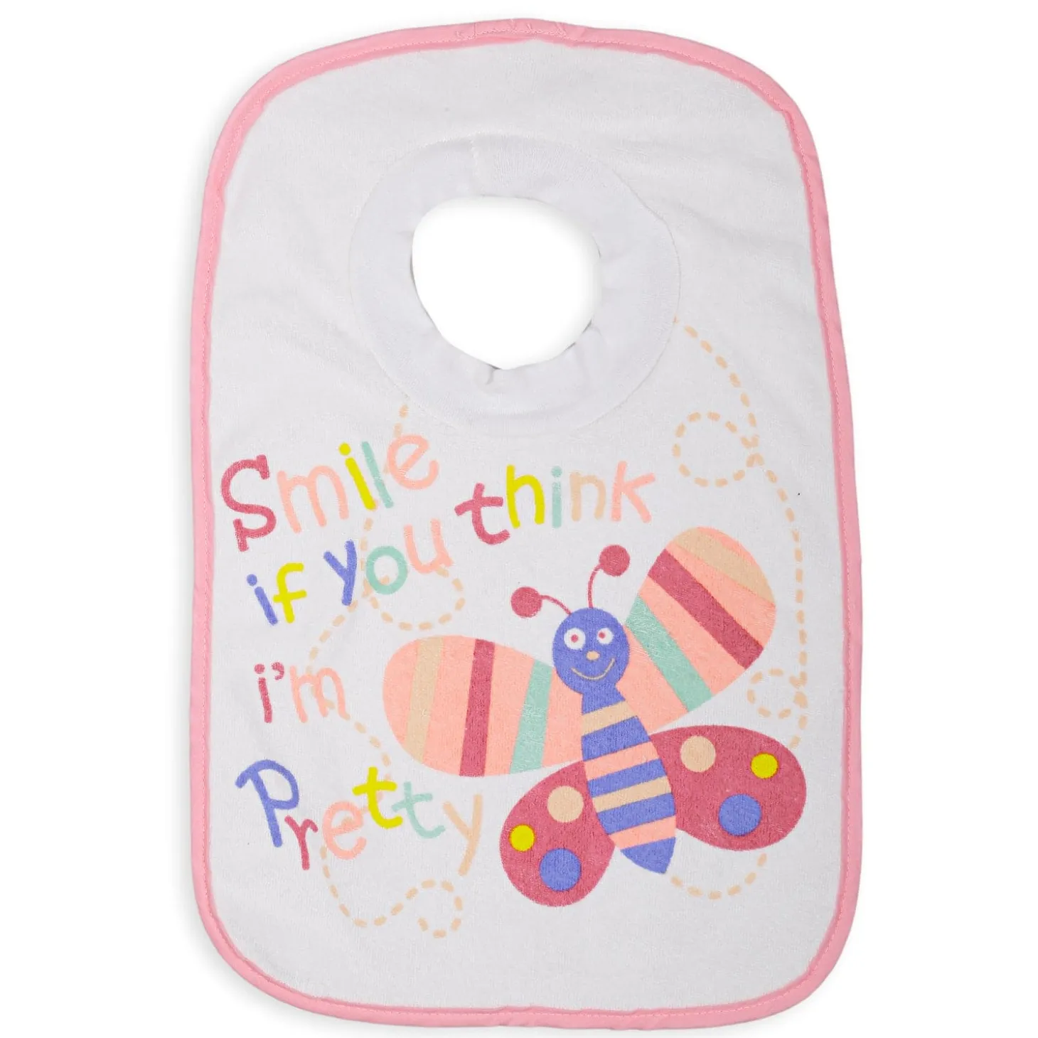 Feeding Bib Butterfly Multicolour