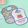Feeding Bibs Pack Of 2 Crumb Catcher Waterproof Surfer Dude Blue