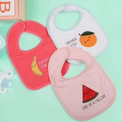 Feeding Bibs Pack Of 3 One In A Melon Multicolour