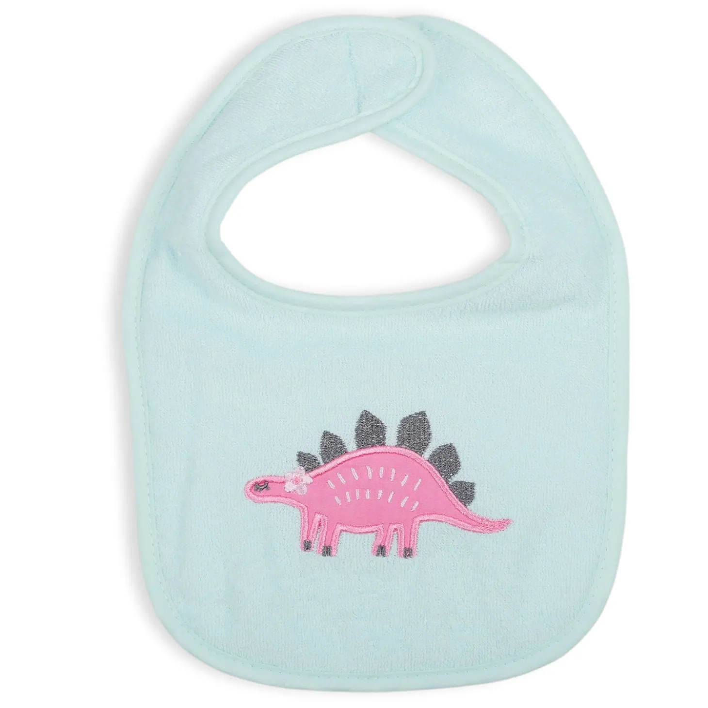 Feeding Bibs Pack Of 3 Rawrsome Dino Pink And Green