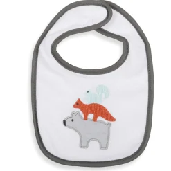 Feeding Bibs Pack Of 3 Wild Child White And Mint Green