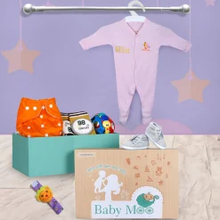 Festive Special Crawling And Growing 6 Pcs Gift Hamper Unisex - Multicolour 3-24M