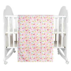 Flamingo Pink Double Sided Blanket