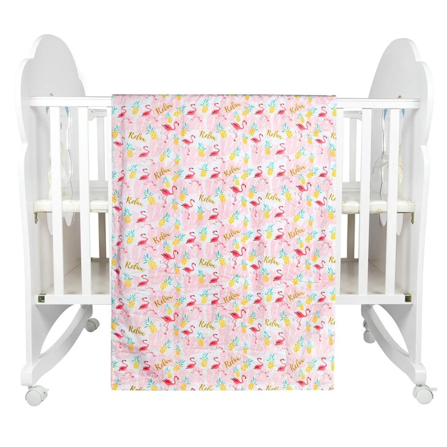 Flamingo Pink Double Sided Blanket