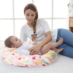 Flamingo Pink Feeding Pillow
