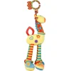 Flexible Giraffe Yellow Musical Hanging Toy With Teether