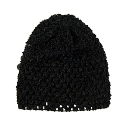 Floral Black Socks And Cap Set
