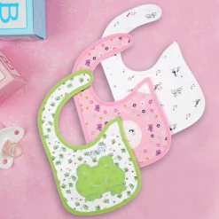 Floral Multicolour 3 Pk Bibs