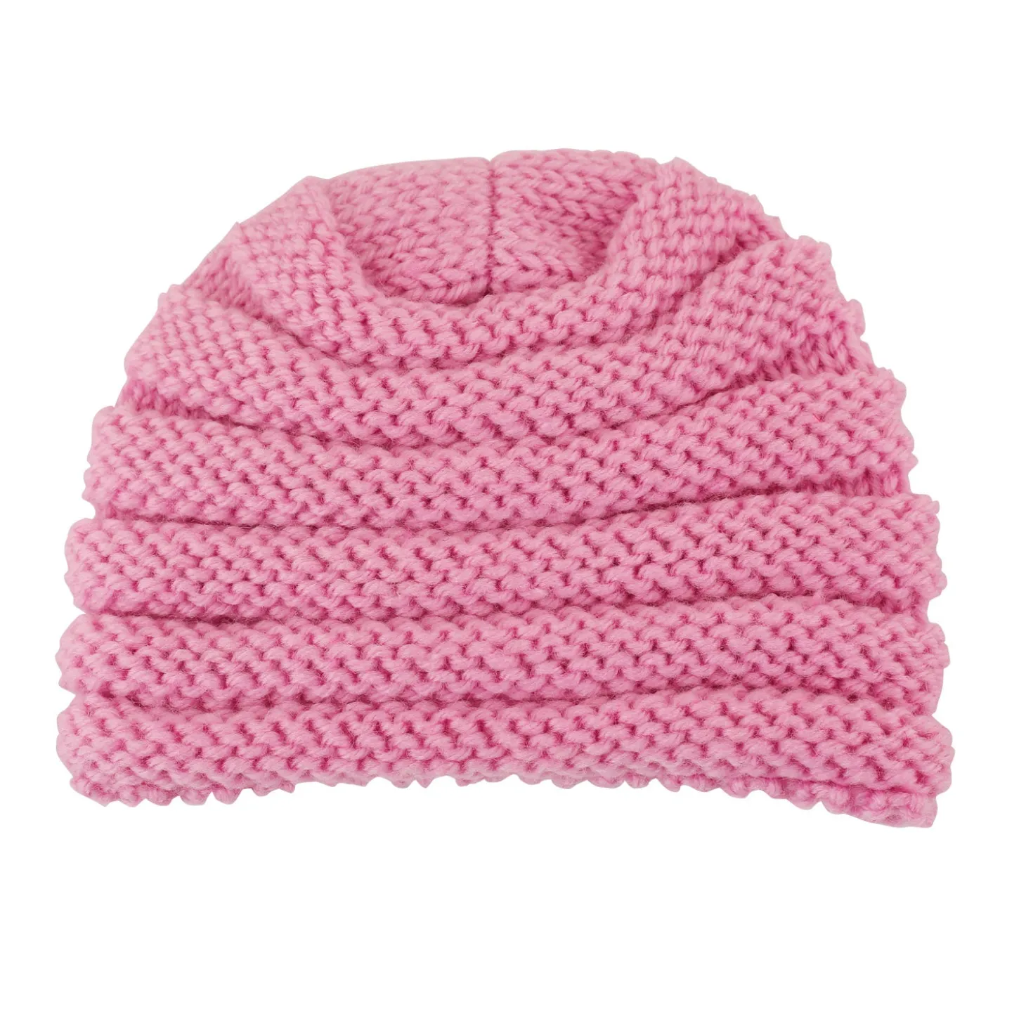 Floral Pink Turban Cap