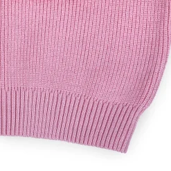 Flowers And Frills Premium Full Sleeves Knitted Sweater - Pink