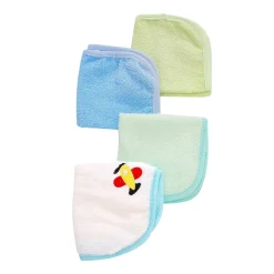 Flying Blue 4 Pk Wash Cloth