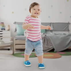 Formal Blue Baby Boat Shoes