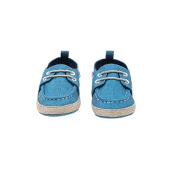 Formal Blue Baby Boat Shoes