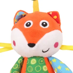 Fox Orange And Green Hanging Musical Toy