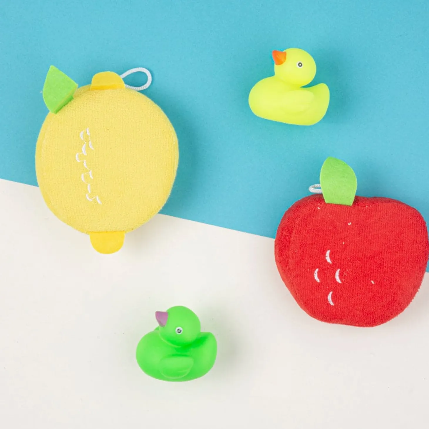 Fresh & Fruity Multicolour 2 Pk Bath Sponge