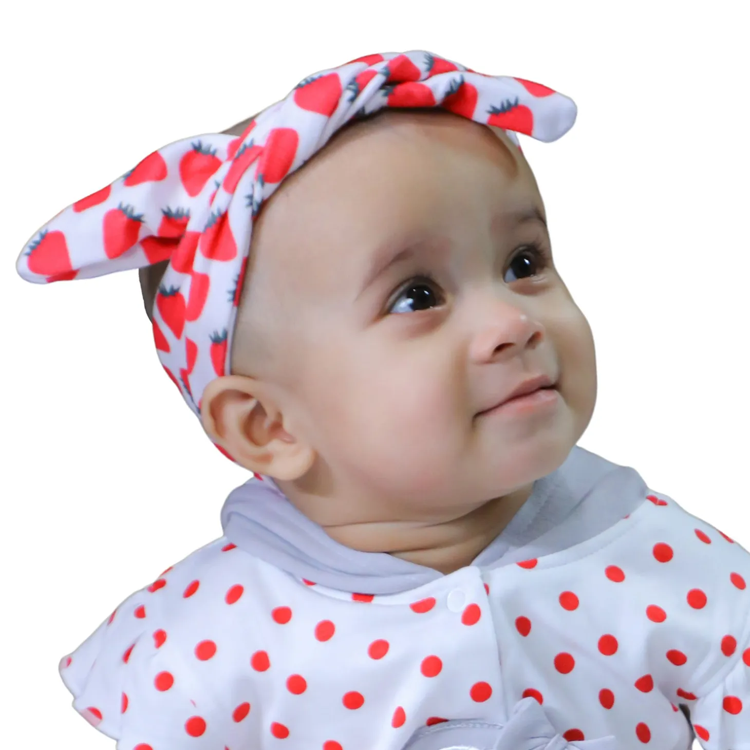 Fruitilicious Bow Knot Headbands 2 Pcs - Red