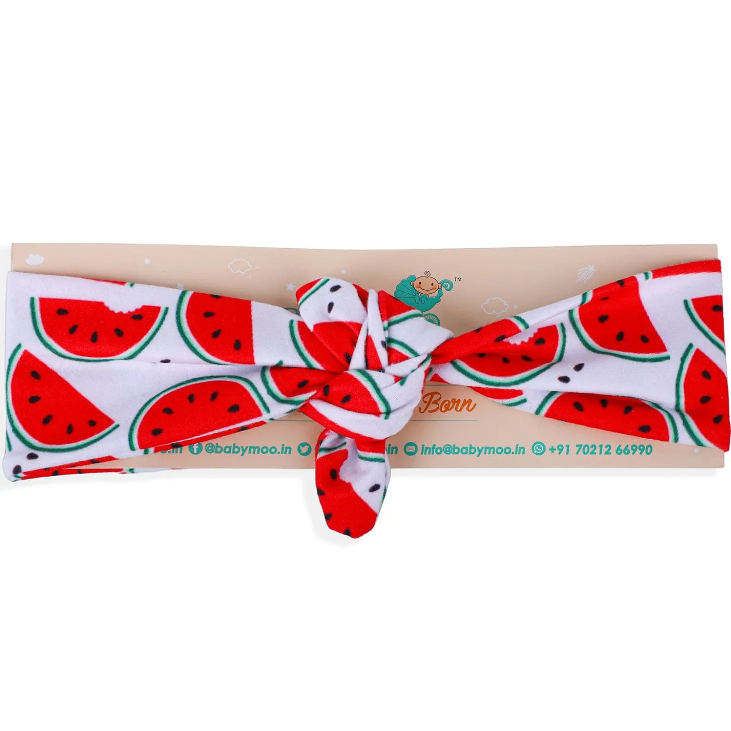 Fruitilicious Bow Knot Headband - Red