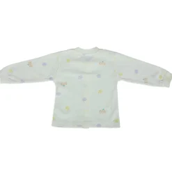 Fruitilicious Full Sleeves 2 Piece Buttoned Pyjama Set Night Suit - Yellow