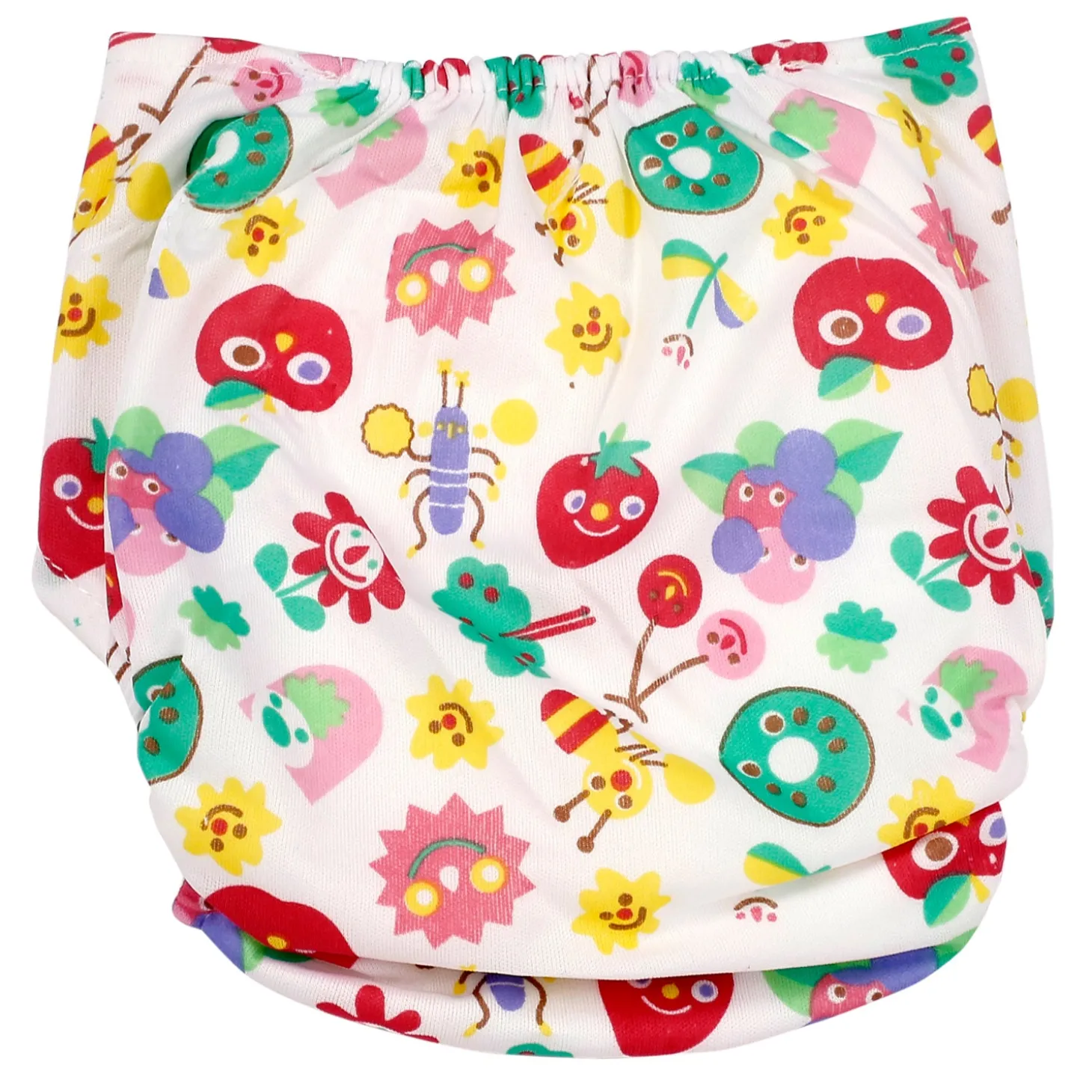 Fruity Fun Pink And Multicolour Reusable Diaper