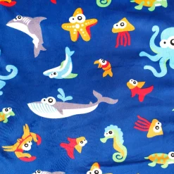 Fun In The Ocean Purple And Blue Blanket