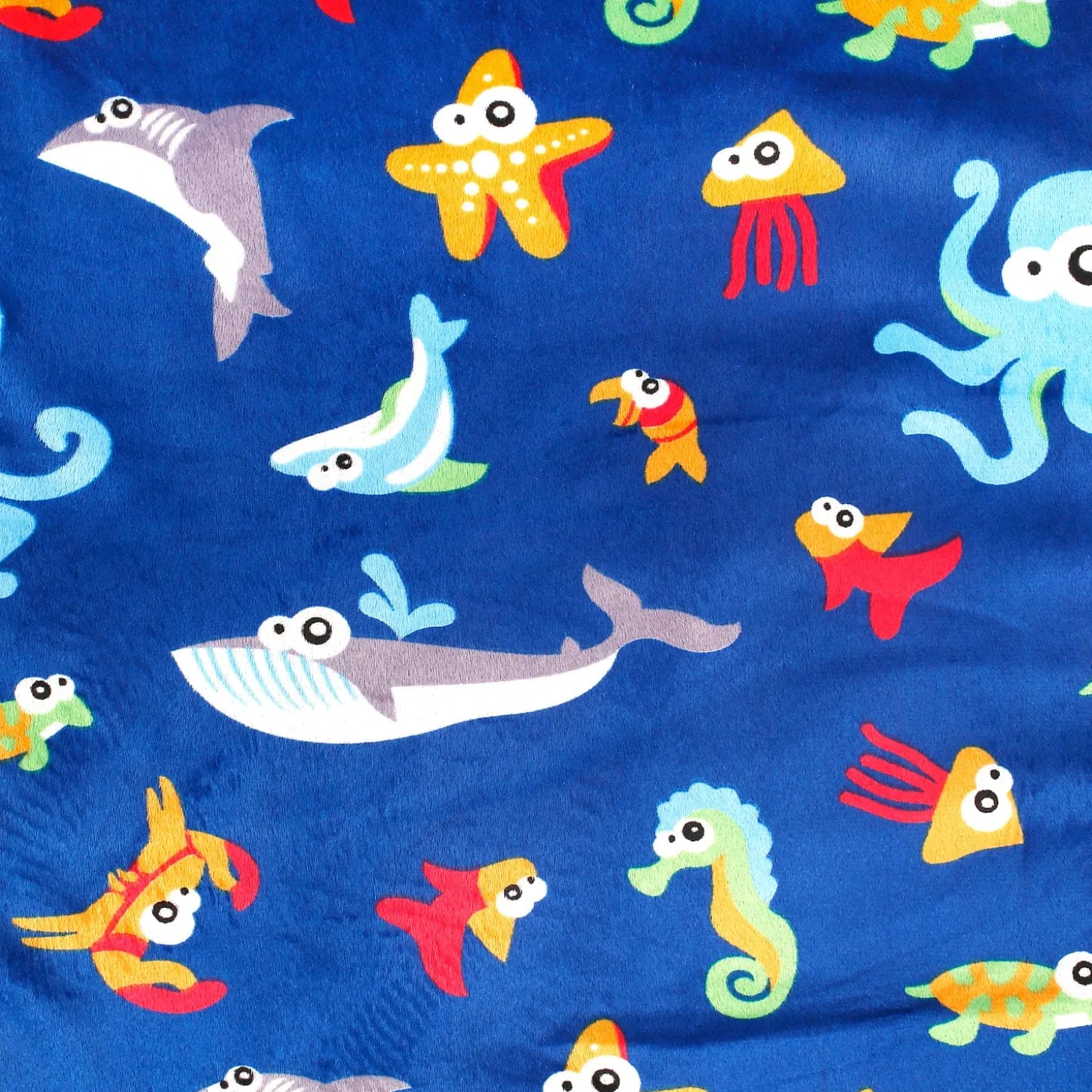 Fun In The Ocean Purple And Blue Blanket
