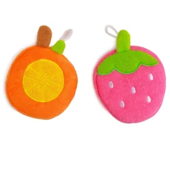 Fun Time With Fruits Multicolour 2 Pk Bath Sponge