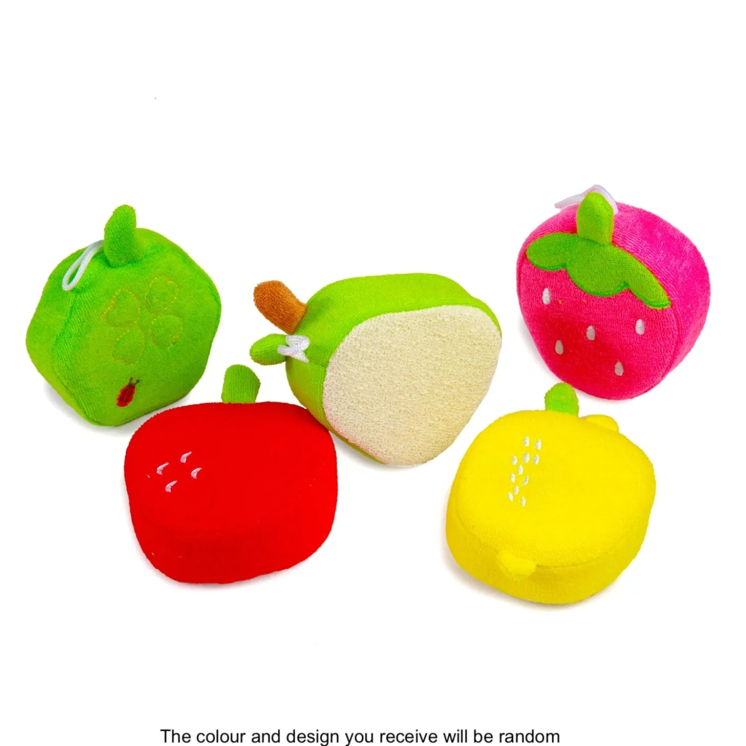 Fun Time With Fruits Multicolour 2 Pk Bath Sponge