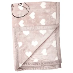 Fuzzy Owl Beige Two-Ply Blanket