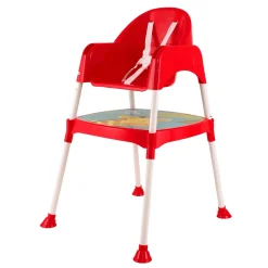 Giraffe Red High Dining Chair