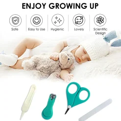 Grooming My Star Turquoise 4 Pcs Nail Clipper Set