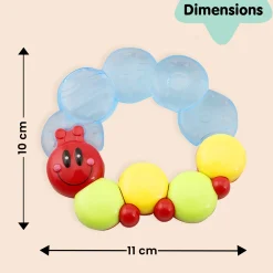 Growing Caterpillar Multicolour Rattle Teether