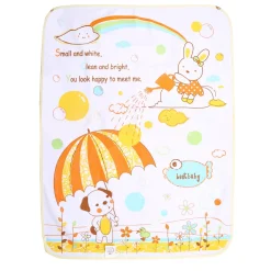 Happy Dreaming Yellow Water-resistant Bed Protector