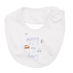 Happy Mommy Daddy Blue 3 Pk Bibs