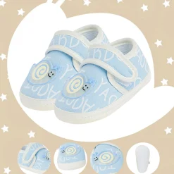 Happy Snail Blue Booties