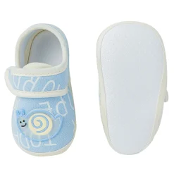 Happy Snail Blue Booties