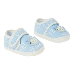 Happy Snail Blue Booties