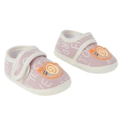 Happy Snail Mauve Booties