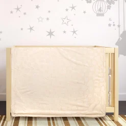 Heart Cream Textured Beige Blanket