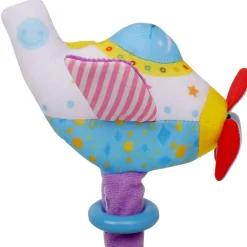 Helicopter Blue Handheld Rattle