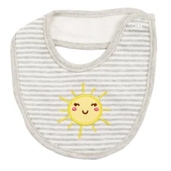 Hello Sunshine Yellow 3 Pk Bibs