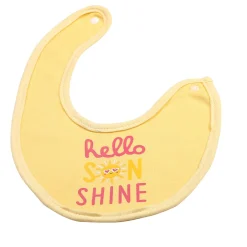 Hello Sunshine Yellow 3 Pk Bibs