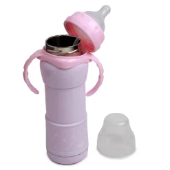 Hold Me With 2 Hands 240 ml Feeding Bottle Pink